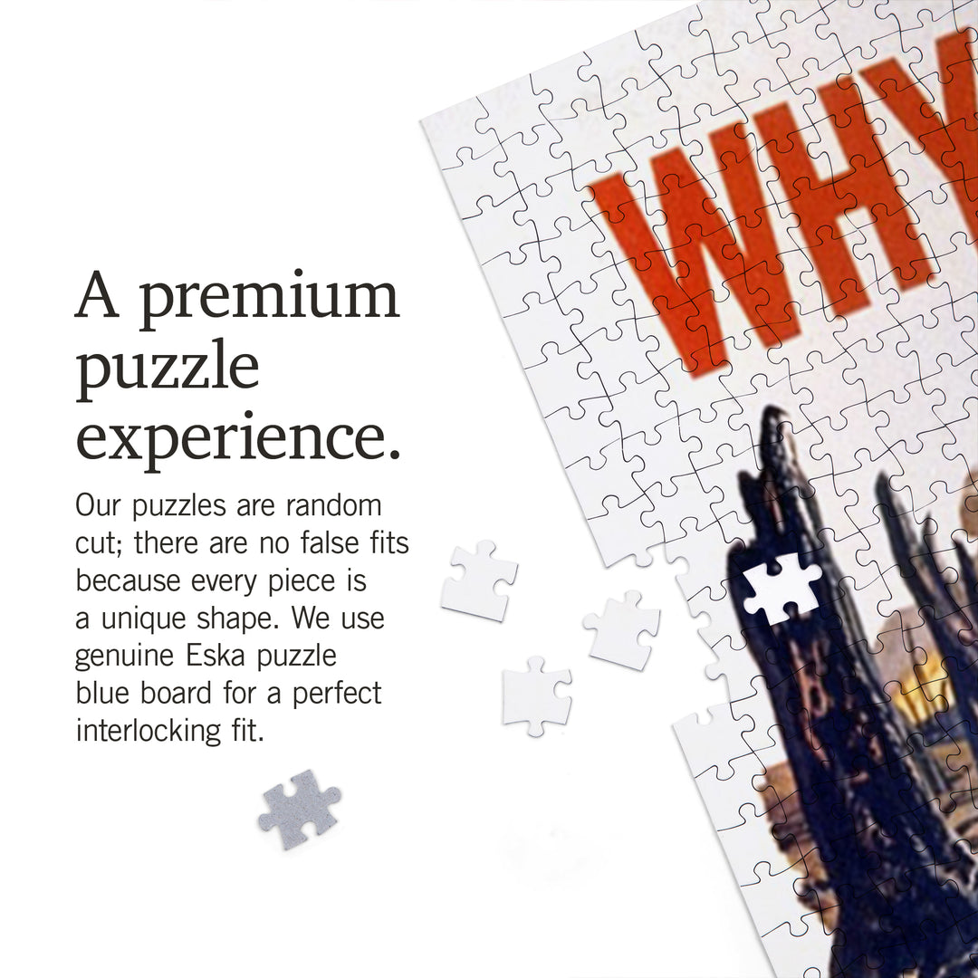 Smokey Bear, Why, Officially Licensed Vintage Poster, Jigsaw Puzzle Puzzle Lantern Press