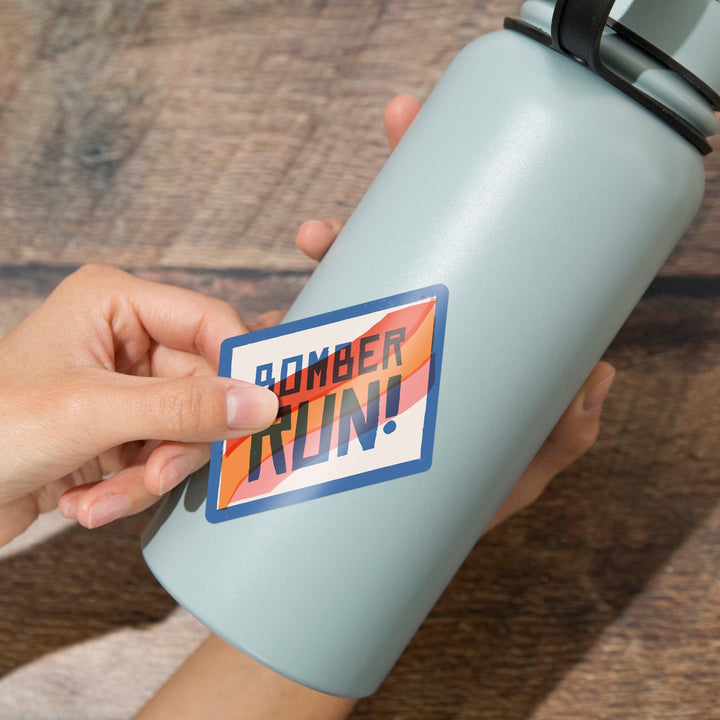 Snow Patrol Series, Contour, Vinyl Sticker Sticker Lantern Press