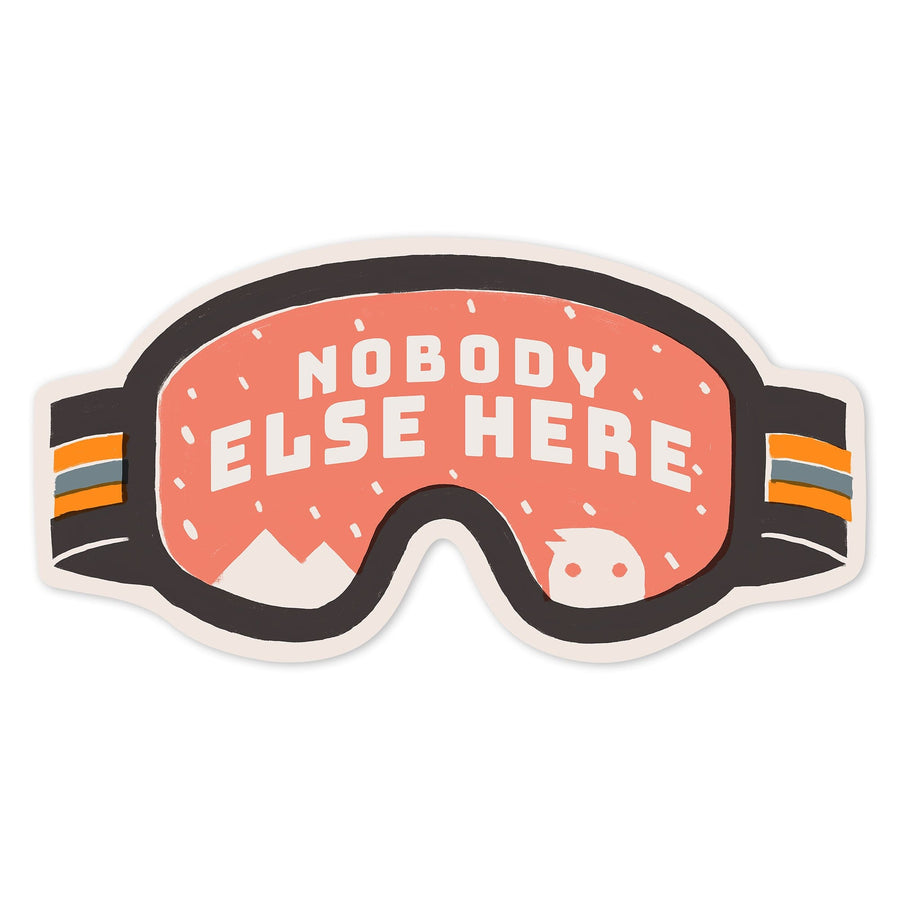 Snow Patrol Series, Nobody Else Here, Contour, Vinyl Sticker Sticker Lantern Press