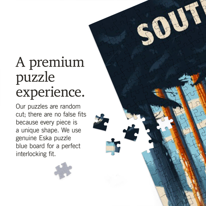 South Dakota, Better on Foot, Snowshoeing, Jigsaw Puzzle Puzzle Lantern Press