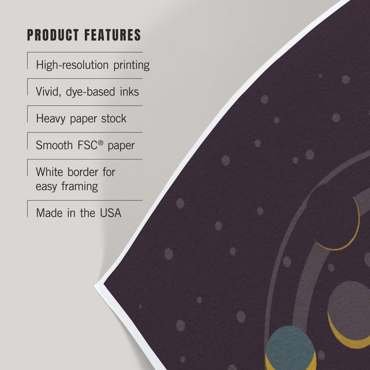 Space Is The Place Collection, Moon Phase, I Have Phases, Art & Giclee Prints Art Lantern Press