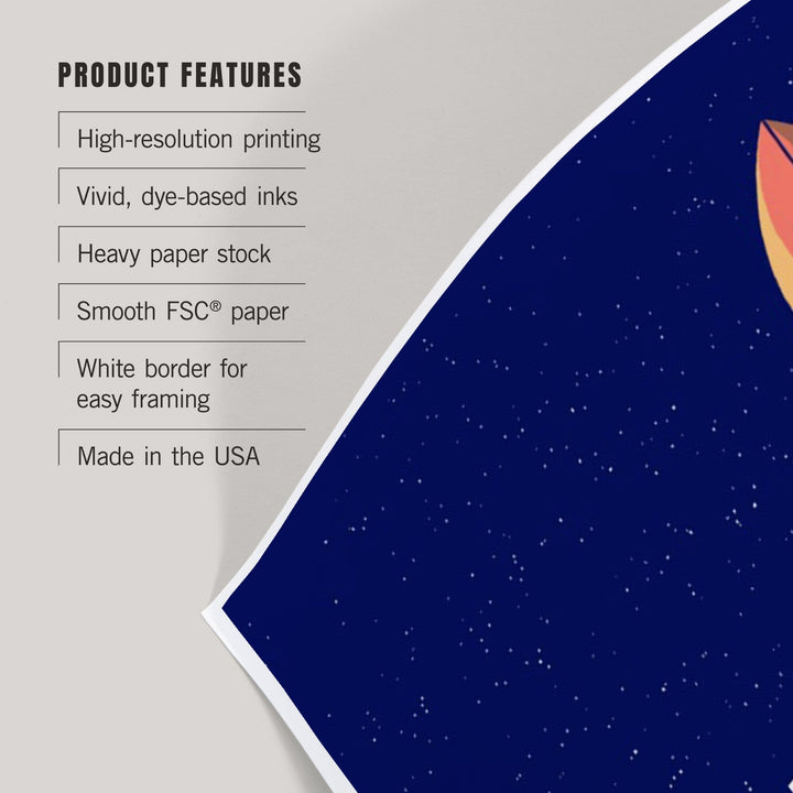 Space Queens Collection, Shuttle Launch, See You In Space, Art & Giclee Prints Art Lantern Press