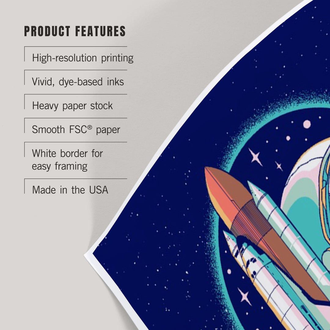 Space Queens Collection, Women in Space, Art & Giclee Prints Art Lantern Press