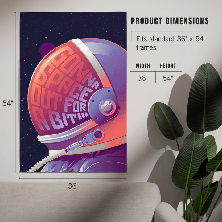 Spacethusiasm Collection, Astronaut, Gonna Space Out For A Bit, Art & Giclee Prints Art Lantern Press