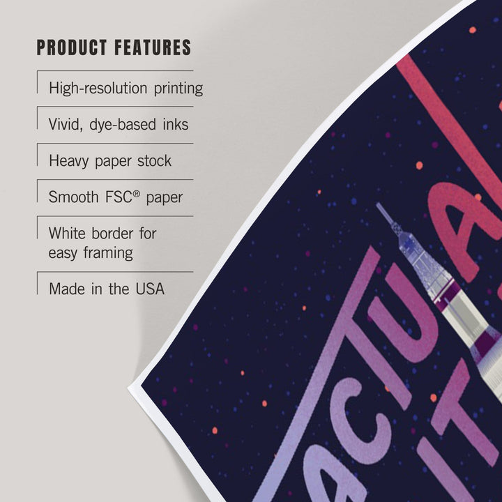 Spacethusiasm Collection, Rocket Launch, Actually It Is Rocket Science, Art & Giclee Prints Art Lantern Press