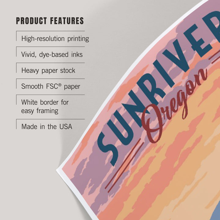 Sunriver, Oregon, Bear and Spring Flowers, Art & Giclee Prints Art Lantern Press