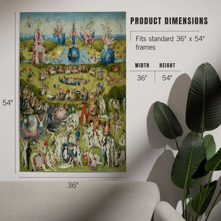 The Garden of Earthly Delights, (Artist: Hieronymus Bosch c. 1480), Masterpiece Classic, Art & Giclee Prints Art Lantern Press