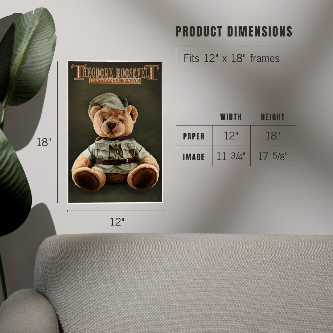Theodore Roosevelt National Park, Teddy Bear, Art & Giclee Prints Art Lantern Press