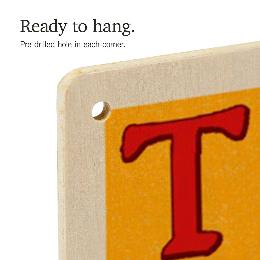 Tucson, Arizona, Red Chiles, Letterpress, Lantern Press Artwork, Wood Signs and Postcards Wood Lantern Press