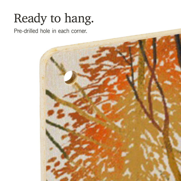Vermont, Walk in the Woods, Day Hike, Wood Signs and Postcards Wood Lantern Press