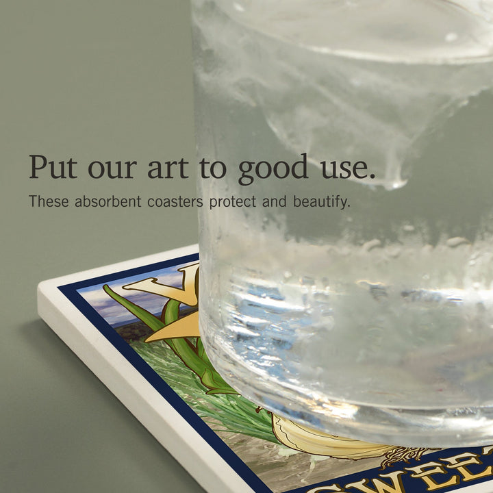 Vidalia, Georgia, Onion Field, Coasters Coasters Lantern Press