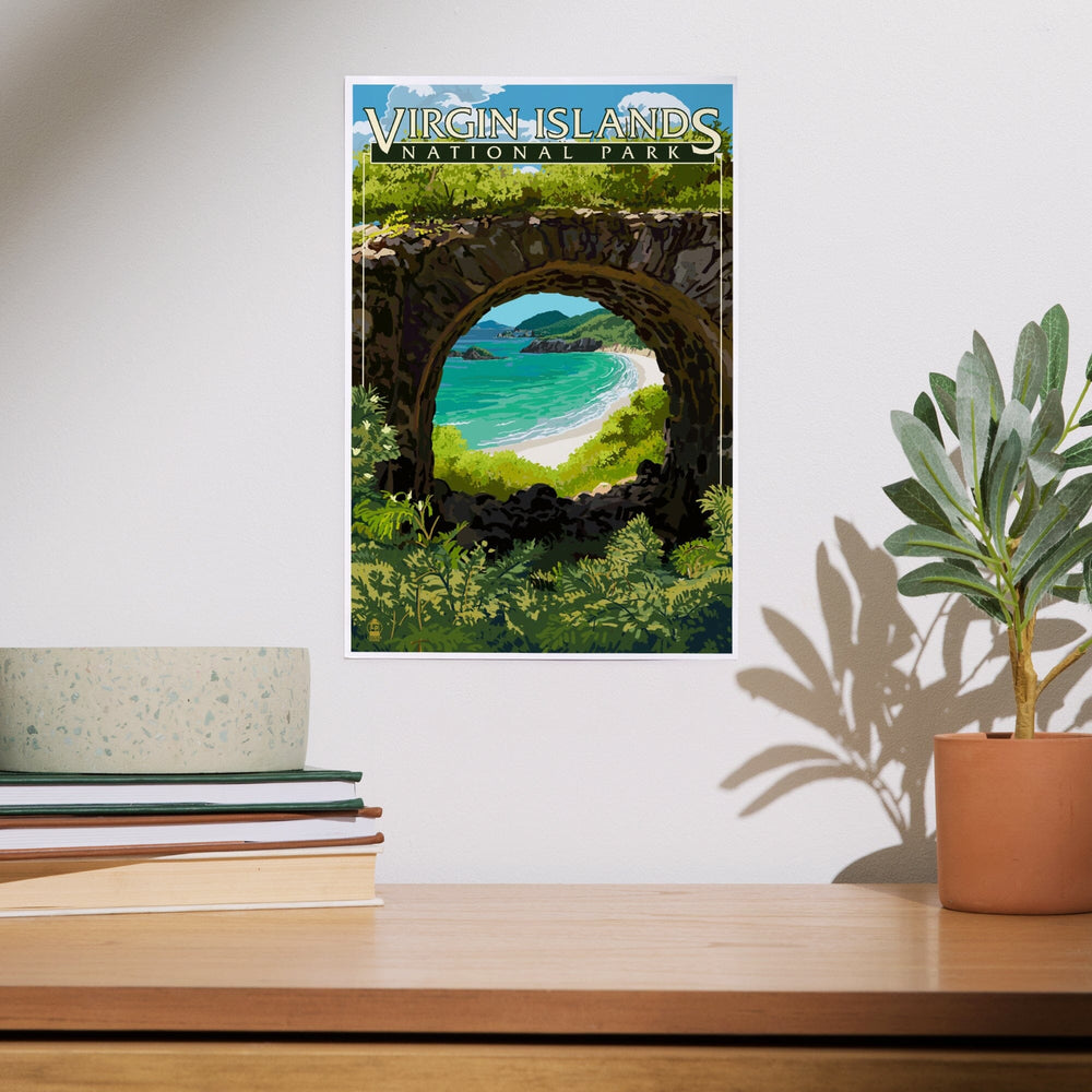 Virgin Islands National Park, US Virgin Islands, View from Ruins, Art & Giclee Prints Art Lantern Press