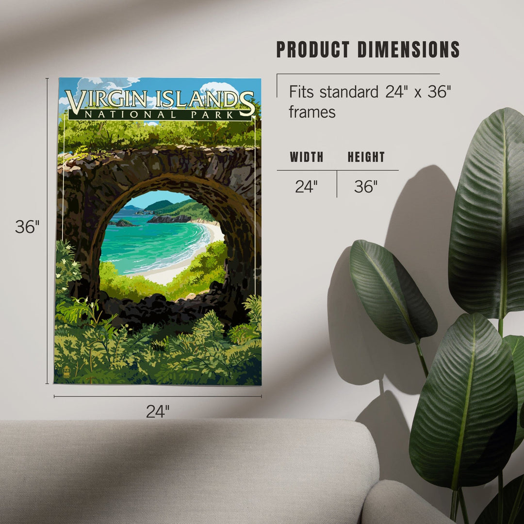 Virgin Islands National Park, US Virgin Islands, View from Ruins, Art & Giclee Prints Art Lantern Press