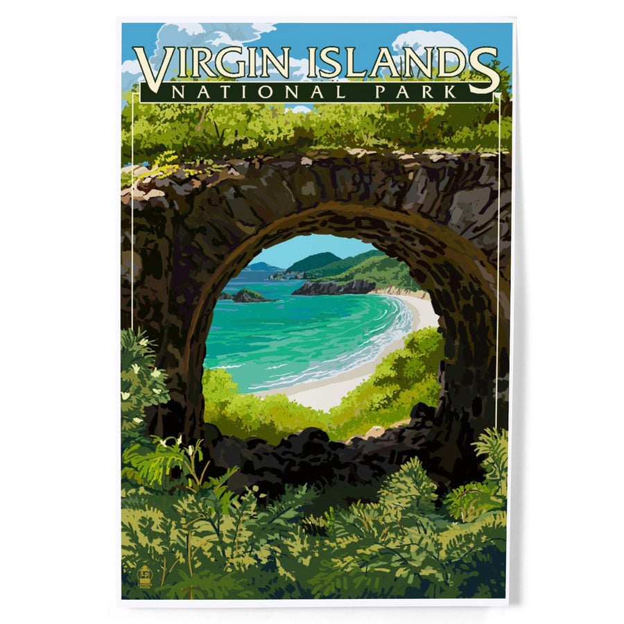 Virgin Islands National Park, US Virgin Islands, View from Ruins, Art & Giclee Prints Art Lantern Press