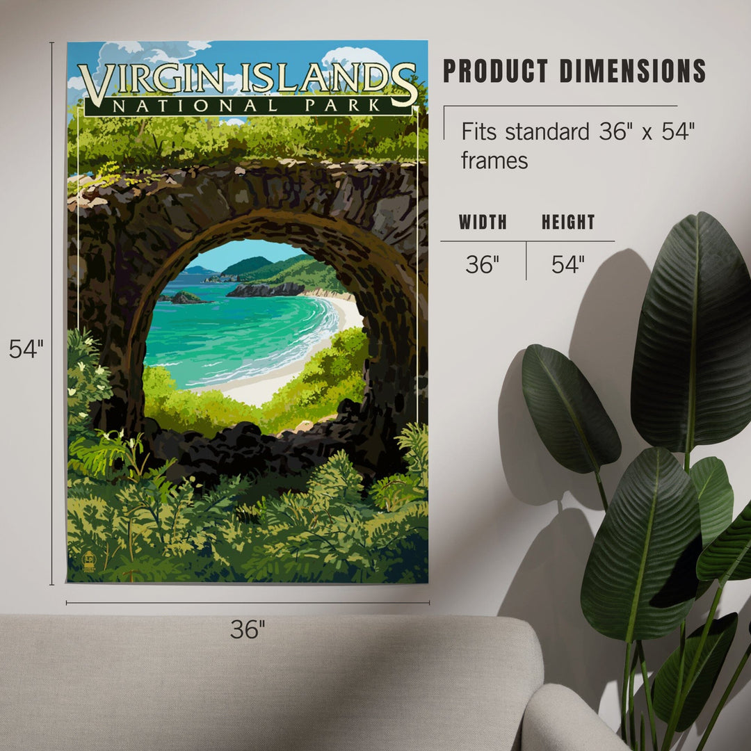 Virgin Islands National Park, US Virgin Islands, View from Ruins, Art & Giclee Prints Art Lantern Press