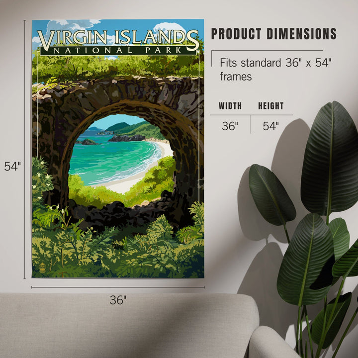 Virgin Islands National Park, US Virgin Islands, View from Ruins, Art & Giclee Prints Art Lantern Press