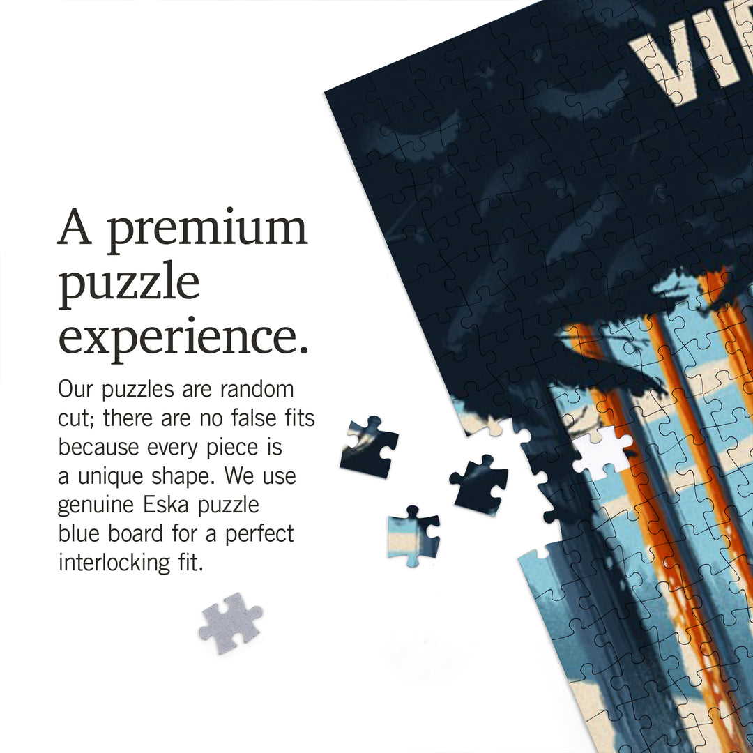 Virginia, Better on Foot, Snowshoeing, Jigsaw Puzzle Puzzle Lantern Press