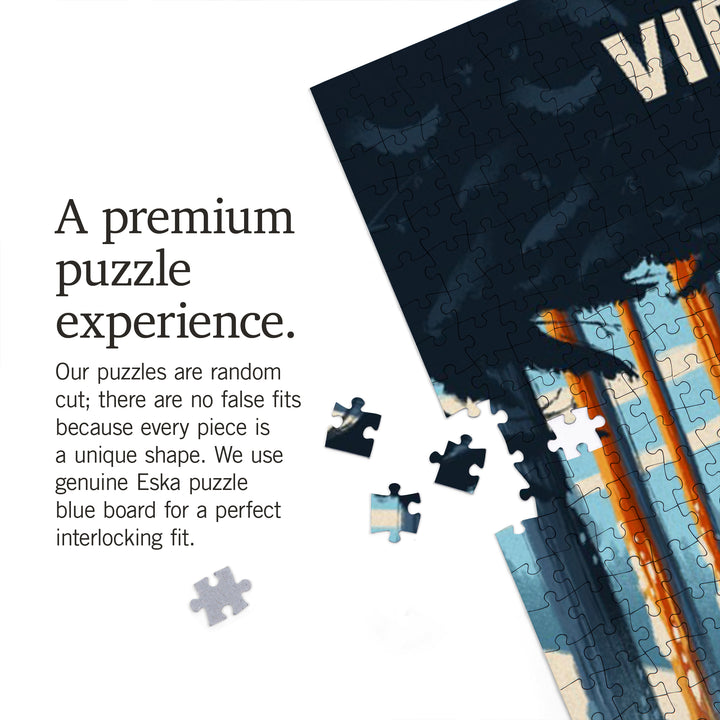 Virginia, Better on Foot, Snowshoeing, Jigsaw Puzzle Puzzle Lantern Press