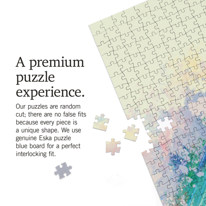 Vitamin Sea, Coastal Series, Surfer Girl,, Jigsaw Puzzle Puzzle Lantern Press