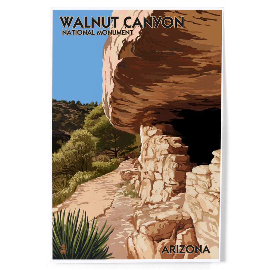 Walnut Canyon National Monument, Arizona, Art & Giclee Prints Art Lantern Press