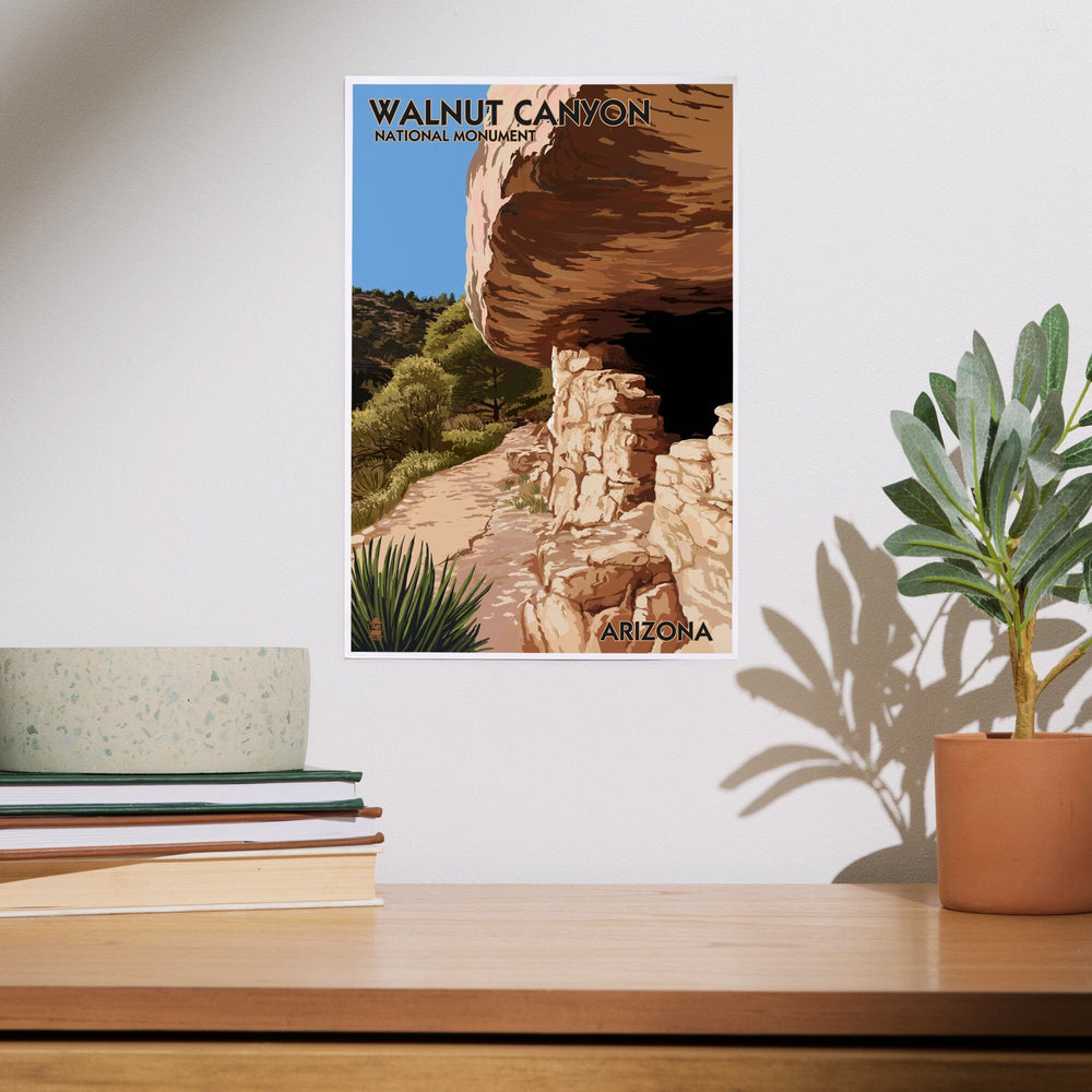 Walnut Canyon National Monument, Arizona, Art & Giclee Prints Art Lantern Press