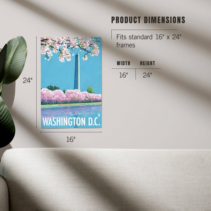 Washington DC, Washington Monument, Art & Giclee Prints Art Lantern Press