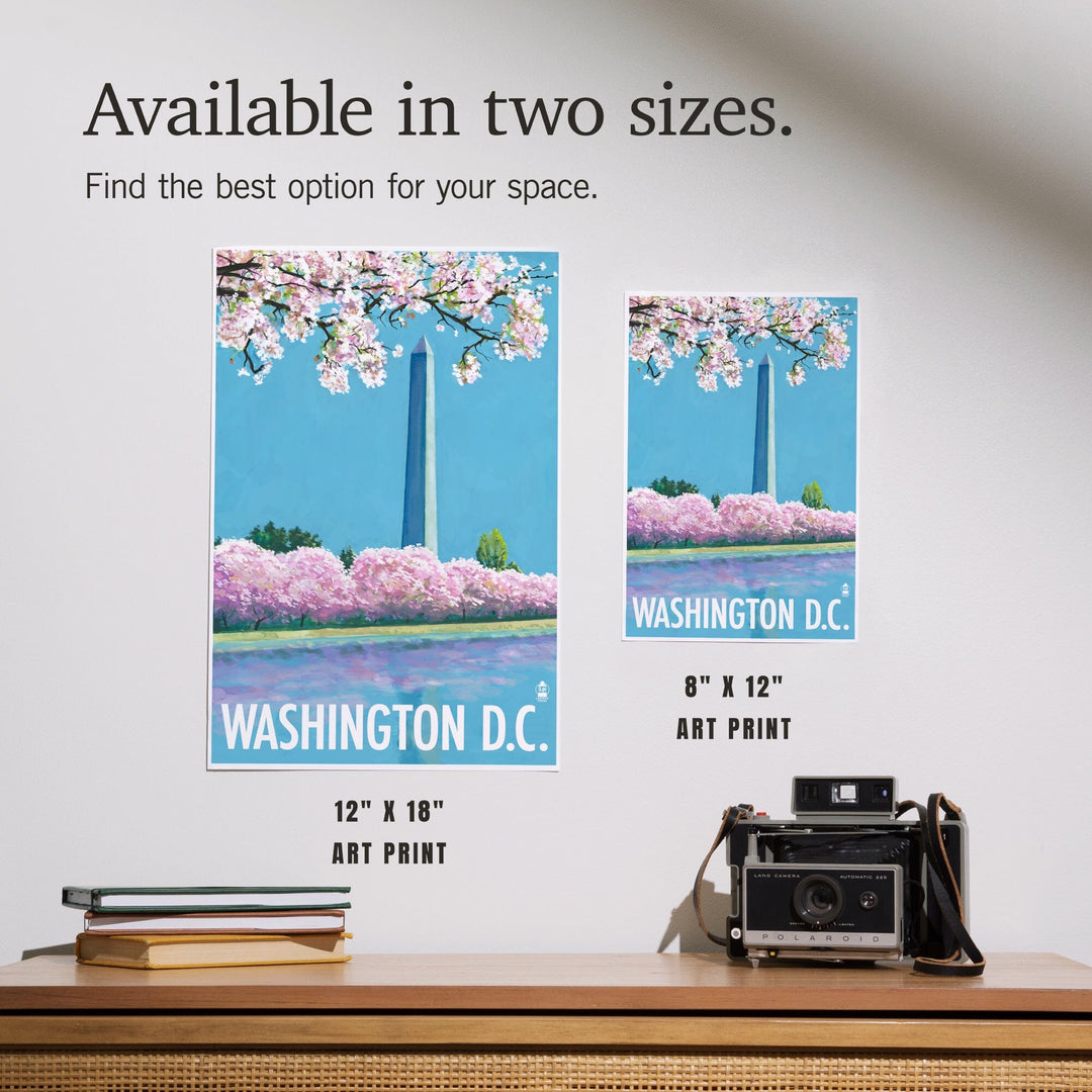 Washington DC, Washington Monument, Art & Giclee Prints Art Lantern Press
