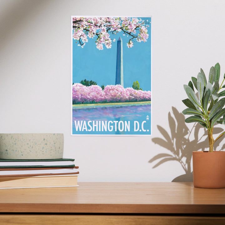 Washington DC, Washington Monument, Art & Giclee Prints Art Lantern Press