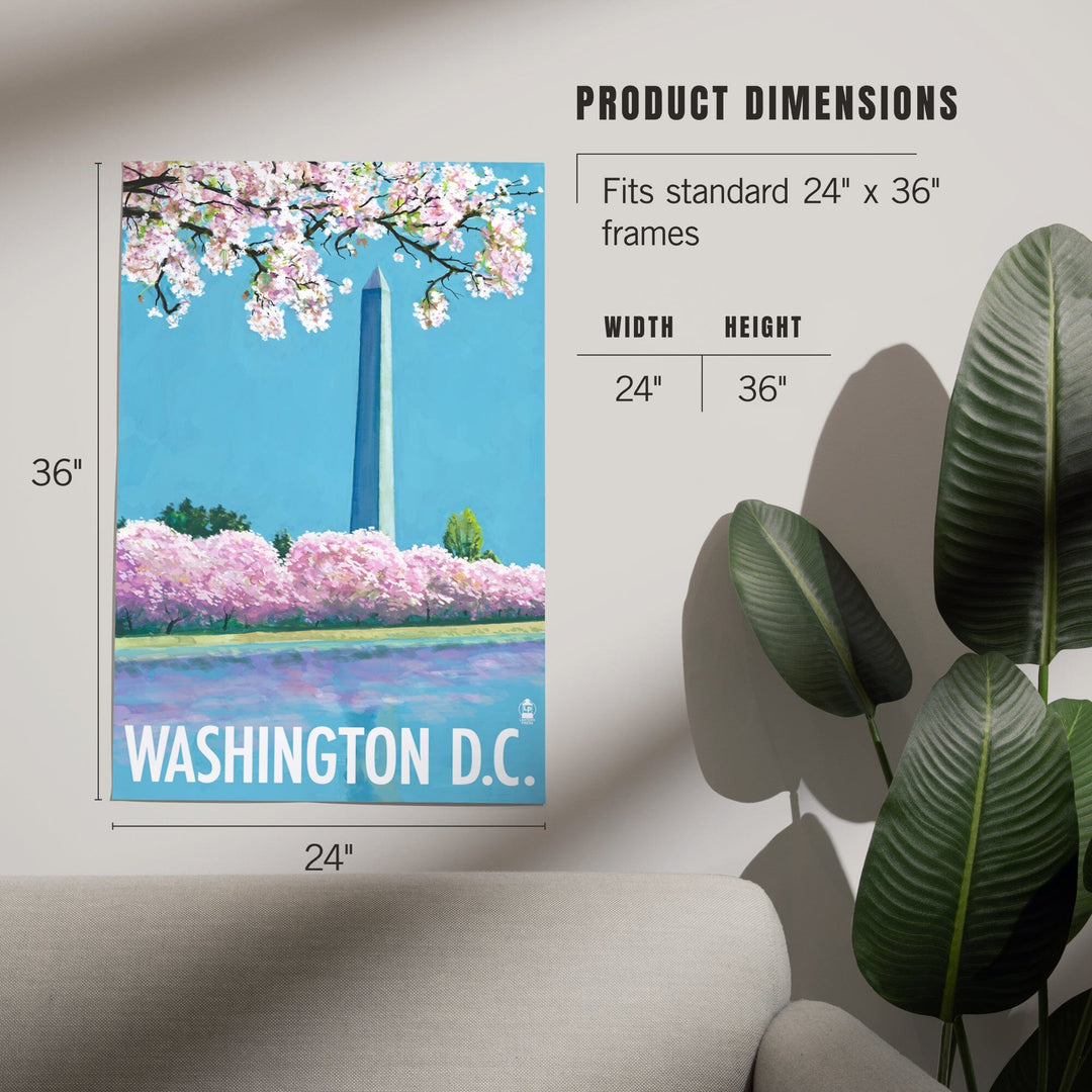 Washington DC, Washington Monument, Art & Giclee Prints Art Lantern Press