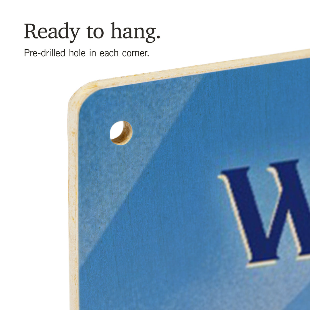 Washington, Lithograph, Bear Family in Field, Wood Signs and Postcards Wood Lantern Press