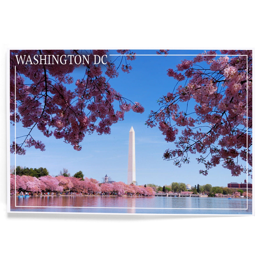 Washington Monument and Cherry Blossoms, Washington DC, Art & Giclee Prints Art Lantern Press
