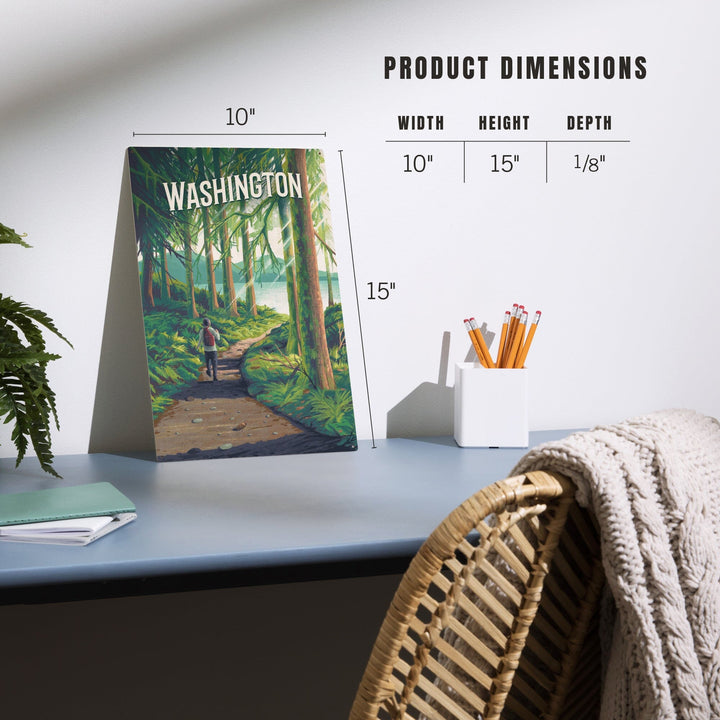 Washington, Walk In The Woods, Day Hike, Wood Signs and Postcards Wood Lantern Press