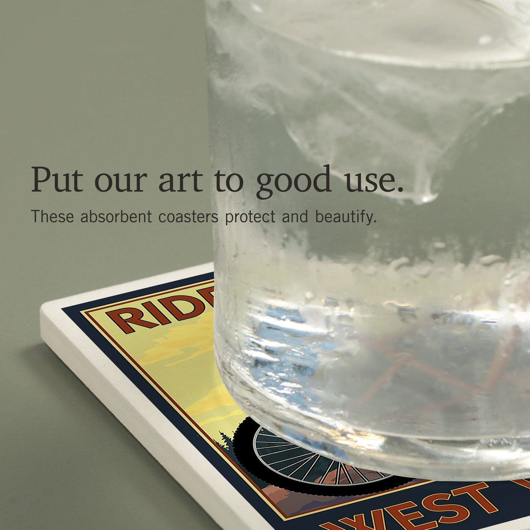 West Virginia, Ride the Trails, Coasters Coasters Lantern Press