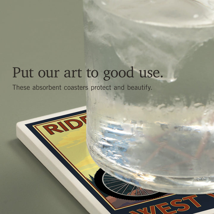 West Virginia, Ride the Trails, Coasters Coasters Lantern Press