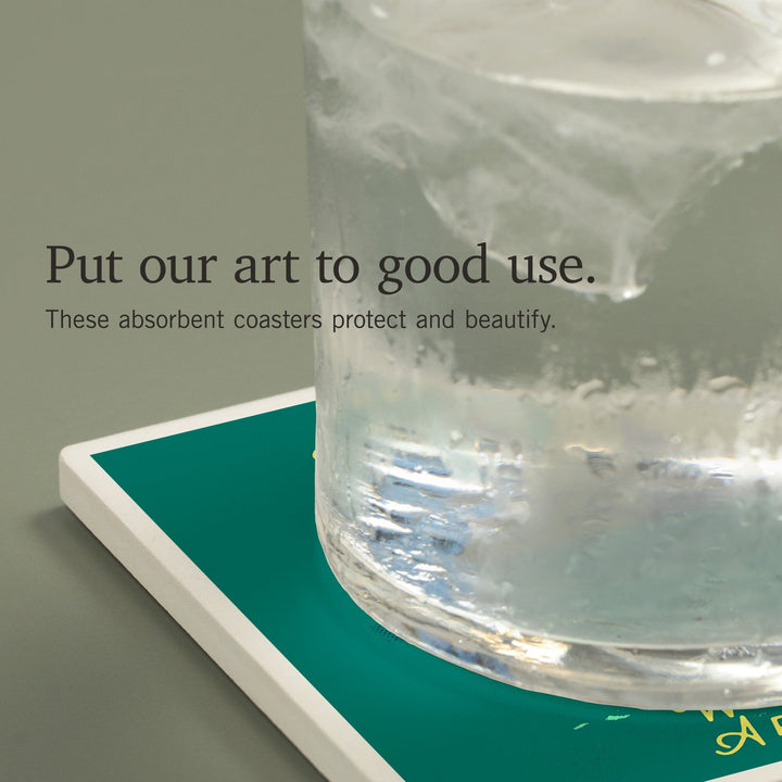 Williams, Arizona, Lake Life Series, Camping Dreams, Coasters Coasters Lantern Press