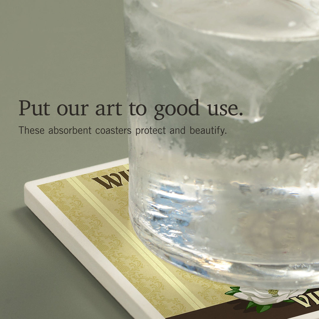 Williamsburg, Virginia, Colonial Pineapple, Coasters Coasters Lantern Press