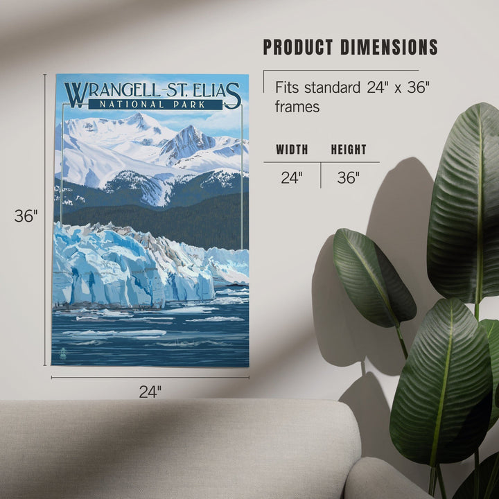 Wrangell, St. Elias National Park, Alaska, Glacier, Art & Giclee Prints Art Lantern Press