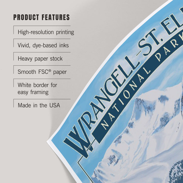 Wrangell, St. Elias National Park, Alaska, Glacier, Art & Giclee Prints Art Lantern Press
