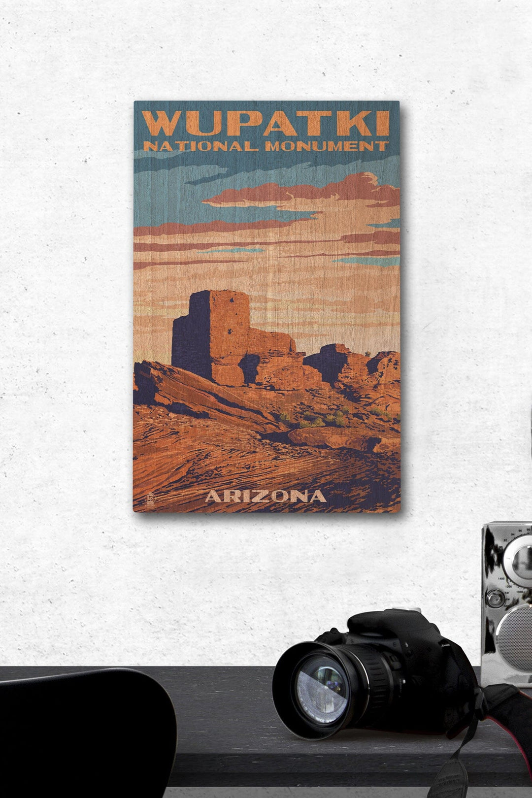 Wupatki National Monument, Arizona, Lantern Press Artwork, Wood Signs and Postcards Wood Lantern Press 12 x 18 Wood Gallery Print