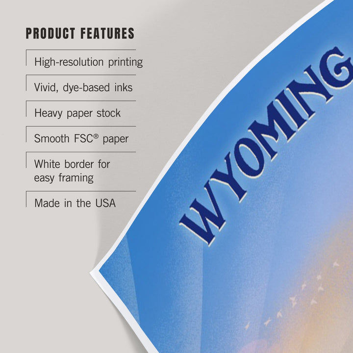 Wyoming, Lithograph, Bear Family in Field, Art & Giclee Prints Art Lantern Press