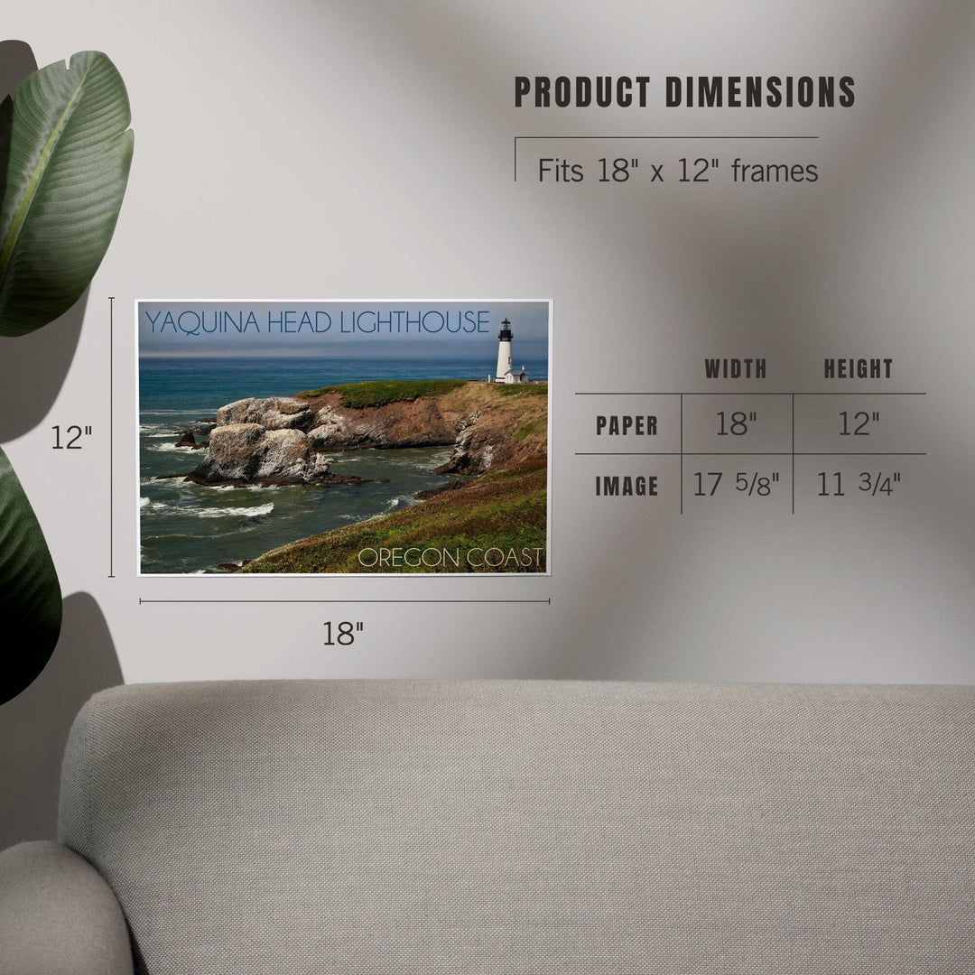 Yaquina Head Lighthouse, Oregon Coast, Art & Giclee Prints Art Lantern Press