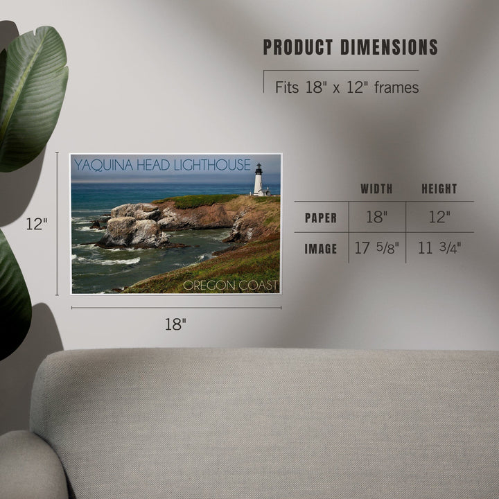Yaquina Head Lighthouse, Oregon Coast, Art & Giclee Prints Art Lantern Press