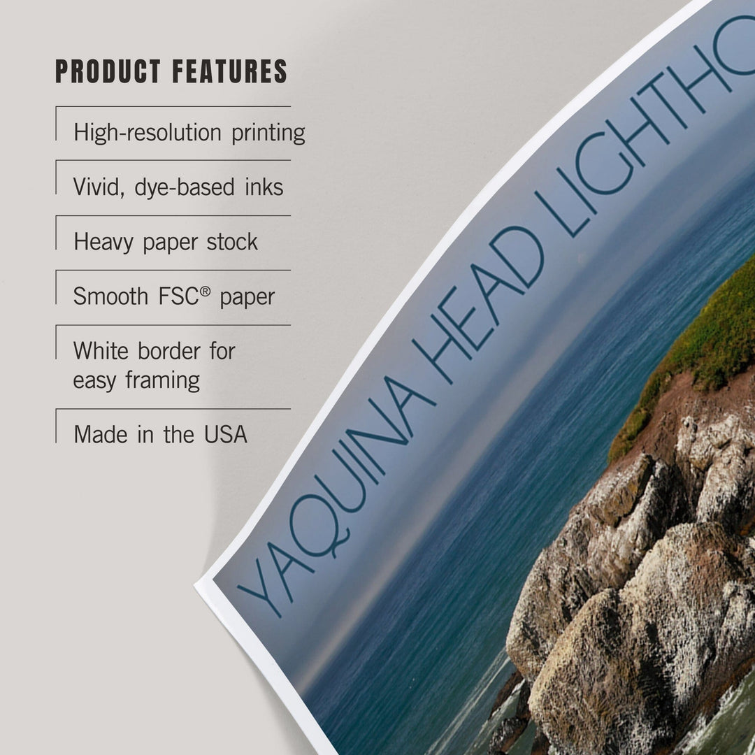 Yaquina Head Lighthouse, Oregon Coast, Art & Giclee Prints Art Lantern Press