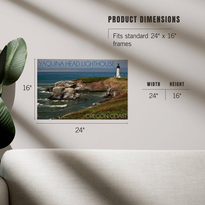 Yaquina Head Lighthouse, Oregon Coast, Art & Giclee Prints Art Lantern Press