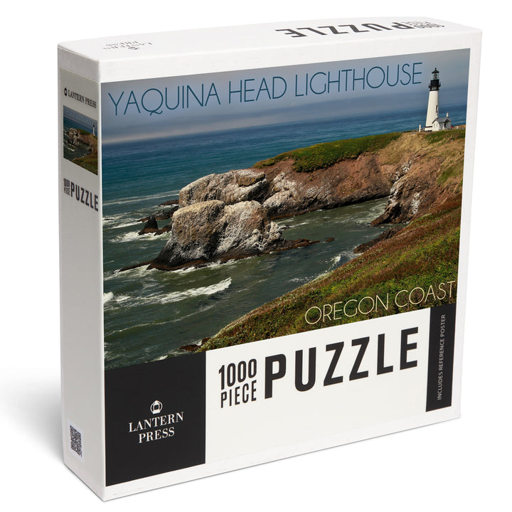 Yaquina Head Lighthouse, Oregon Coast, Jigsaw Puzzle Puzzle Lantern Press
