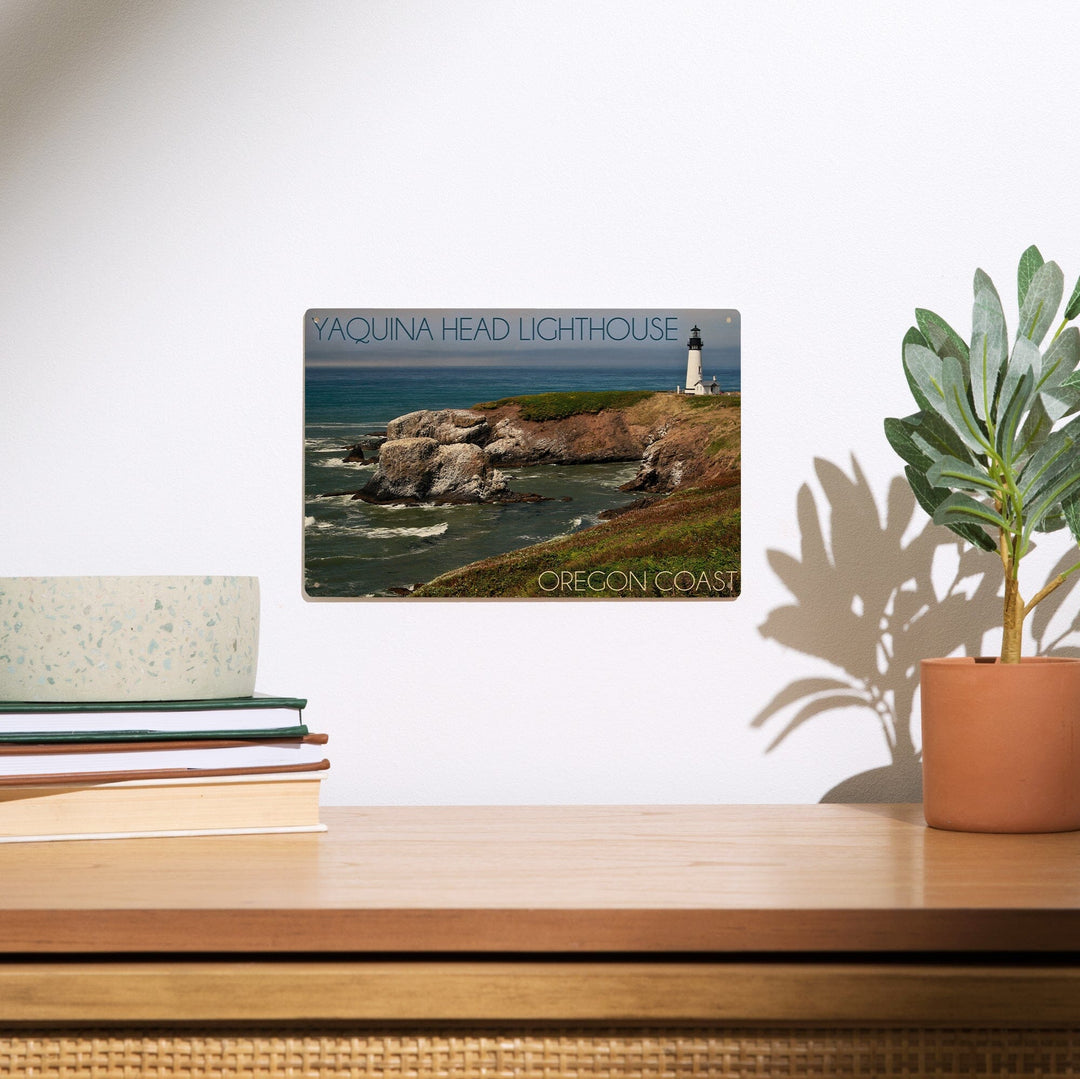 Yaquina Head Lighthouse, Oregon Coast, Lantern Press Photography, Wood Signs and Postcards Wood Lantern Press