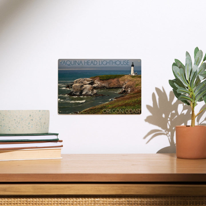 Yaquina Head Lighthouse, Oregon Coast, Lantern Press Photography, Wood Signs and Postcards Wood Lantern Press