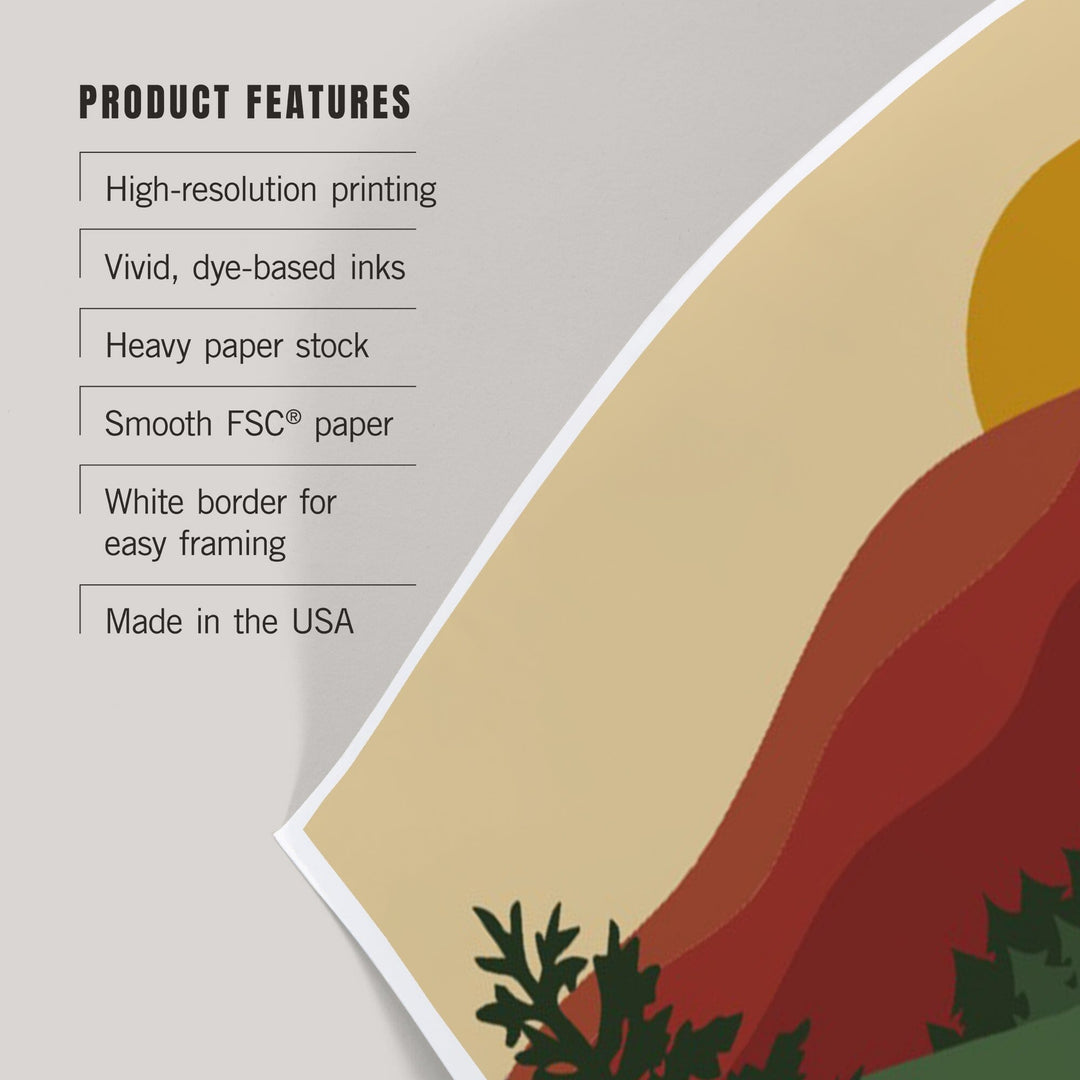 Yellowstone National Park, Wyoming, Black Bear and Cub, Art & Giclee Prints Art Lantern Press