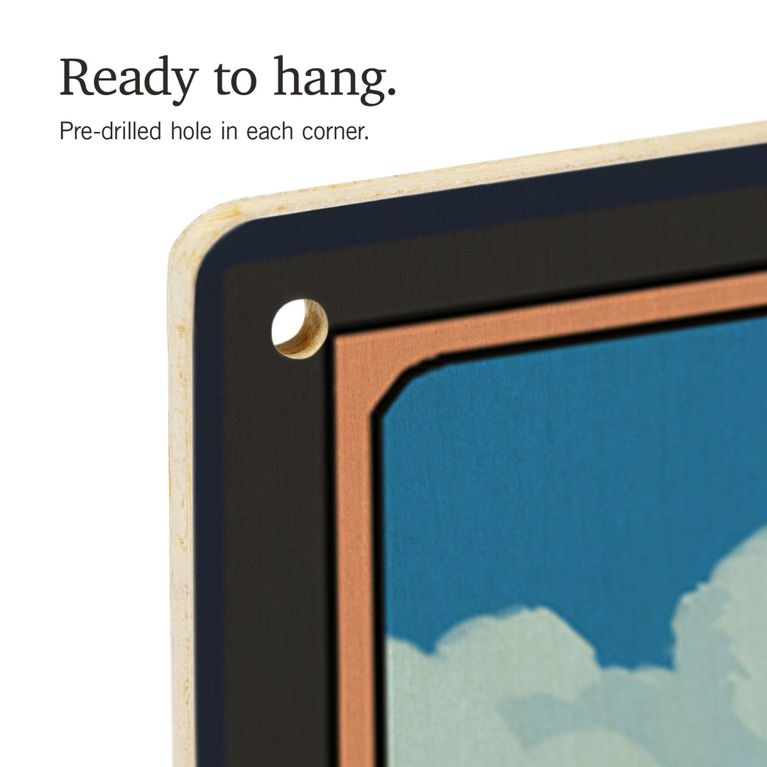 Yellowstone National Park, Wyoming, Don't Feed The Bears, Lantern Press Artwork, Wood Signs and Postcards Wood Lantern Press