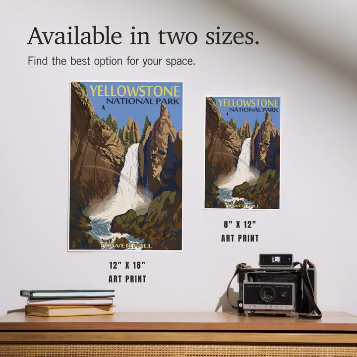Yellowstone National Park, Wyoming, Tower Fall, Art & Giclee Prints Art Lantern Press